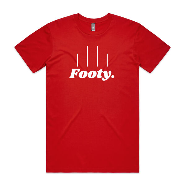 Red and White Footy t-shirt Thumbnail