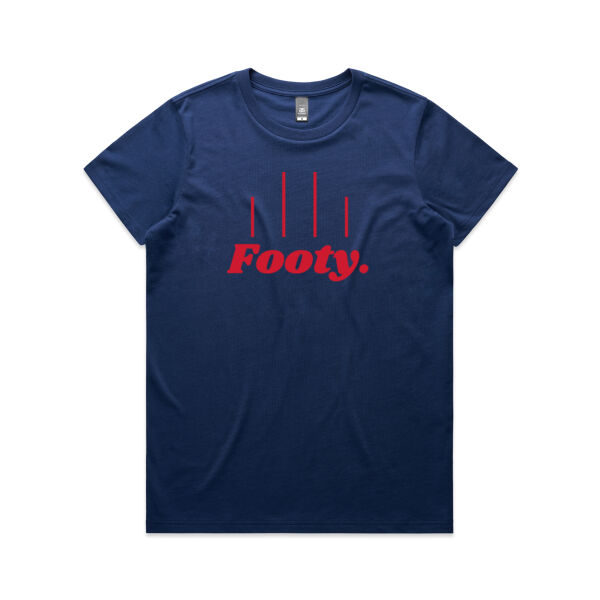 Red and Blue Footy tshirt Thumbnail
