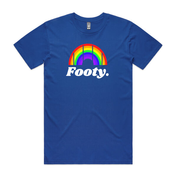 Rainbow Footy t-shirt - men Thumbnail